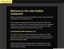 Tablet Screenshot of johnguilfoil.com